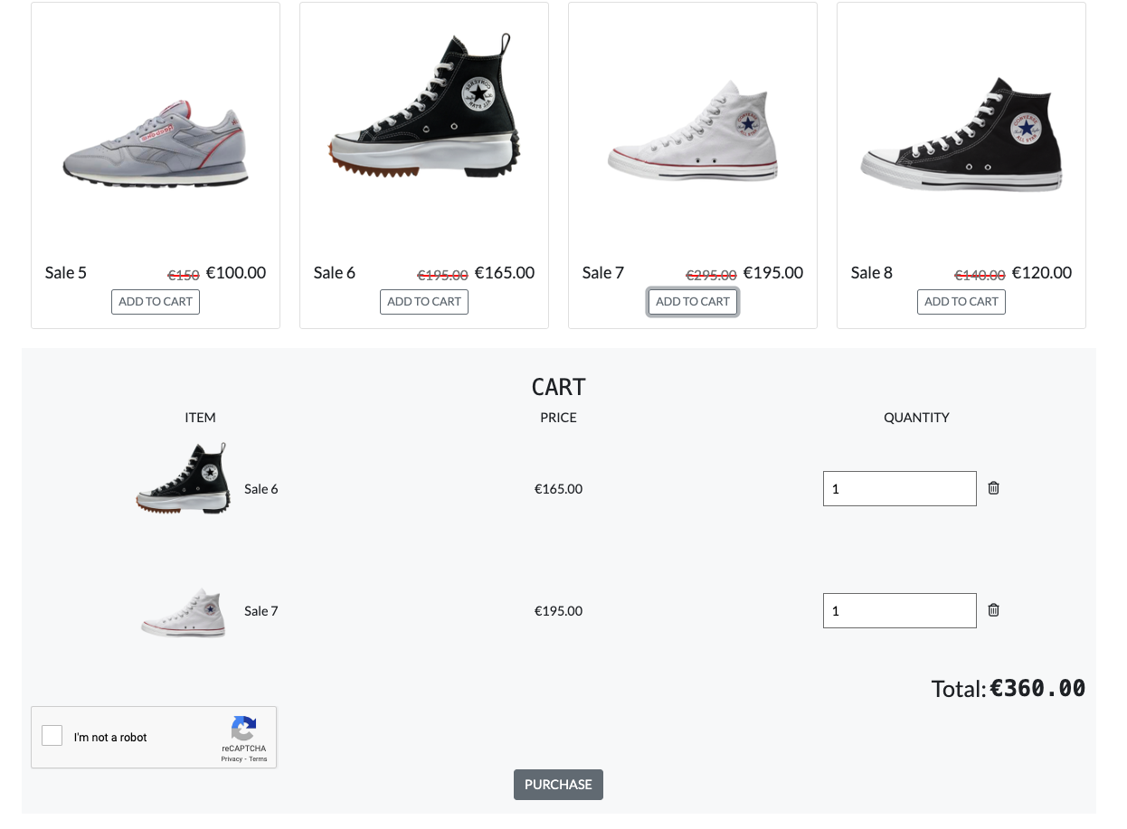 E-commerce Shop